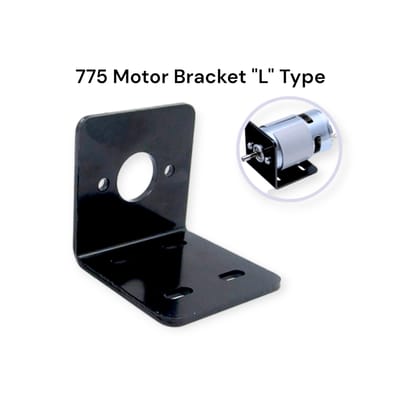L Type Motor Bracket for 775 DC Motor – Heavy Duty Steel Mounting Clamp