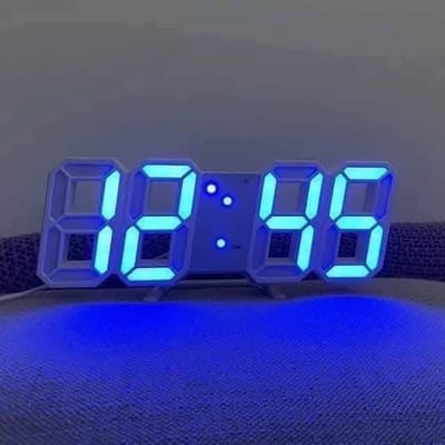LED 3D Desk/Wall Clock