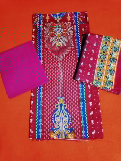 গরমের আরাম সুতি থ্রি-পিছ - Image 3