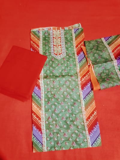 গরমের আরাম সুতি থ্রি-পিছ - Image 8