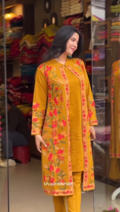 Mustered Yellow Koti Two piece Set - Image 2