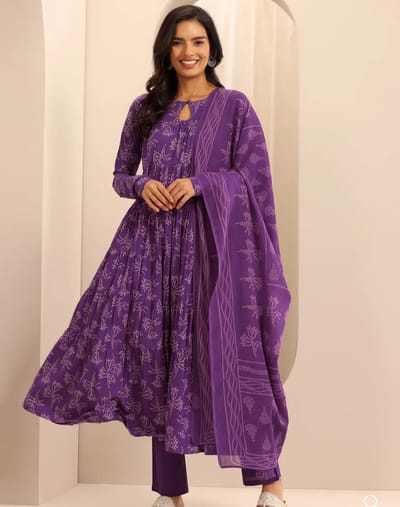 Premium  Gawn Kurta Three Piece Set - Image 1
