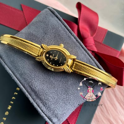 Titan || Gold Style || Bracelet Style || Premium || Black Dial