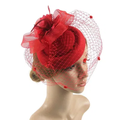 Retro Fascinator Hat women Flower