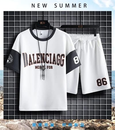 Combo Half T-Shirt And 3 Quarter Pants For Man