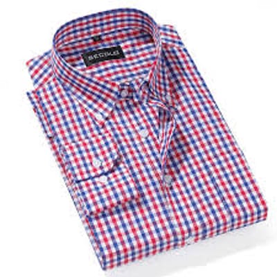 Cotton Official Formal Check Shirt