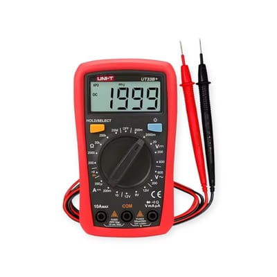 UNI-T UT33B+ Mini Digital Multimeter | 600V NCV | AC/DC Voltage, Current, Resistance, Capacitance Tester | Manual Range S0208