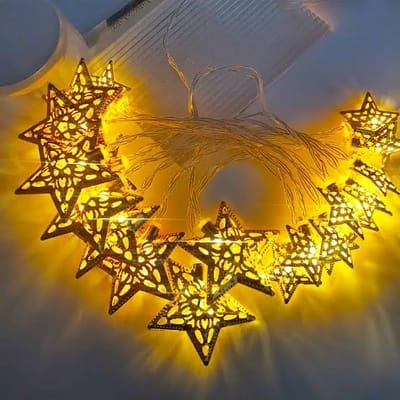 Star Metal Fairy Light 16Feet