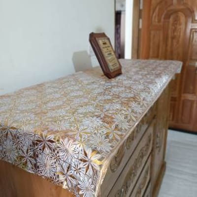 Chest Drawer Cover Golden PVC soft Mat -lira.1 - Image 2