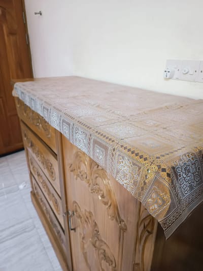 Chest Drawer Cover Golden PVC soft Mat -lira.2 - Image 2