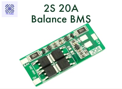 2s 20A 8.4v Balance BMS for lithium ion battery
