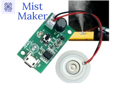 Ultrasonic Mist Maker Atomizing Fogger Humidifier Module D20mm Mist Maker Circuit