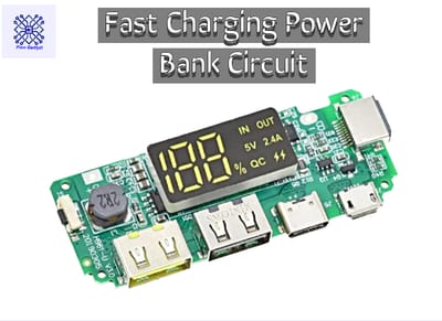 LED Dual USB 5V 2.4A Micro/Type-C USB Mobile Power Bank 18650 Charging Module Lithium Battery Charger Board Circuit Protection