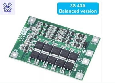 BMS 3S 40A LI-ION LITHIUM BALANCE CHARGER PROTECTION BOARD PCB BMS ENHANCED VERSION
