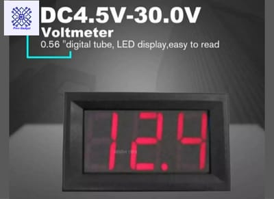 DC 5V 12V 24V 30V 0.56" LCD Digital Voltage Meter Voltmeter Battery Capacity Tester