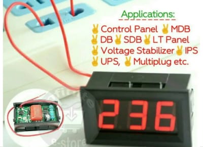 AC 70-500V 0.56" LED Digital Voltmeter Voltage Meter RED Display