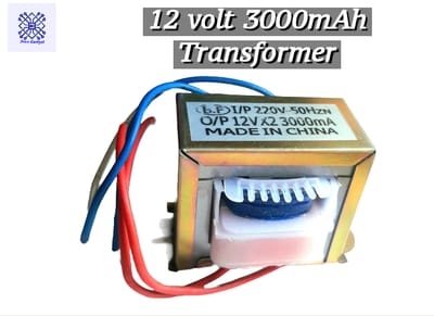 3Amp 12V Transformer 12V-0-12V 3000mA Input AC 220V 50Hz Output DC 12 Volt 3A Step Down Transformers For Power Supplies Adapters Electronics Project DIY