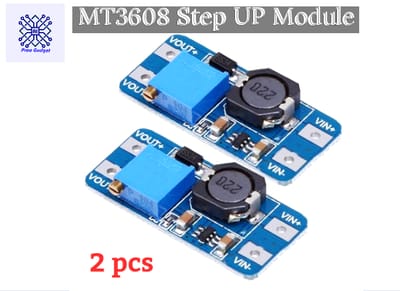 MT3608 Step Up Boost Converter DC 2V-24V to 5V-28V 2A Adjustable Voltage Regulator Module