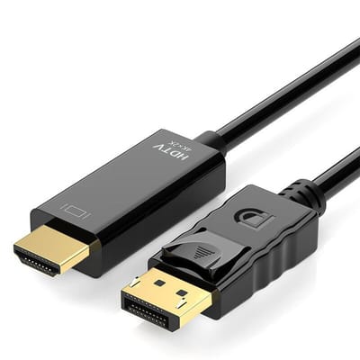 DP to HDMI Cable 1.8 Meter - 4k60hz or 1080p60Hz