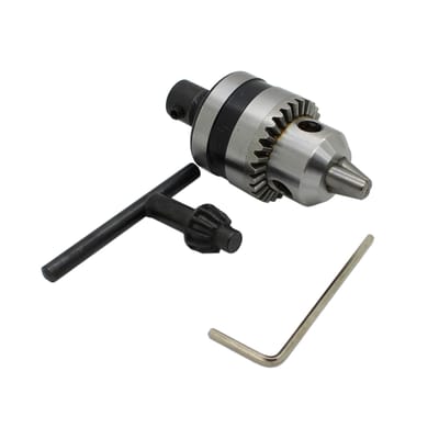 0.6–6mm Mini Drill Chuck Adapter for 775 Motor | B10 3-Jaw Precision Chuck with 6mm Shaft Connector – DIY Tools