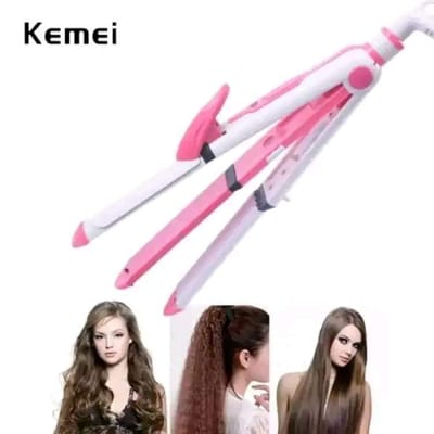 kemei km 1291  3 in 1 straightener - Image 1