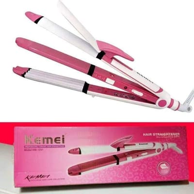 kemei km 1291  3 in 1 straightener - Image 3