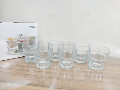 কাচের শরবত গ্লাস-৬ পিছ 227ML #05 - Image 3