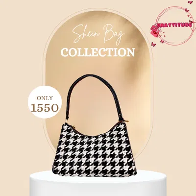 Brown wool bag