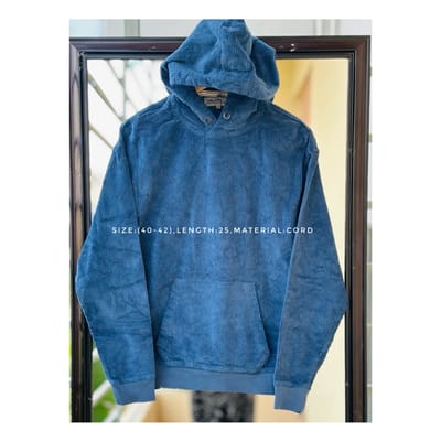 Blue hoodie