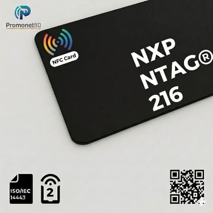 NFC Card NXP NTAG 216 ||Pure Black Material