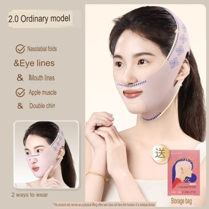 Niliya Facial V-Shape Bandage – Double Chin Reducer, Face Lifting Mask, Jawline Contouring & Anti Wrinkle Lifting Bandage.