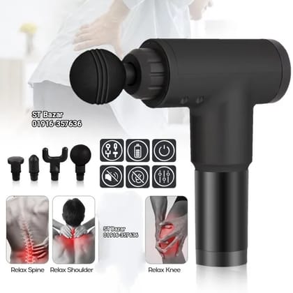 🔥 ব্যথা ও ক্লান্তিকে বলুন বিদায়! 🔥💥 High Power Rechargeable Massage Gun 💥