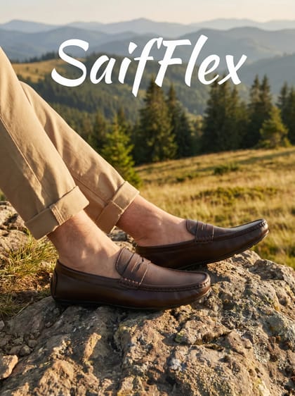SaifFlex ১০০"% চামড়ার লোফার