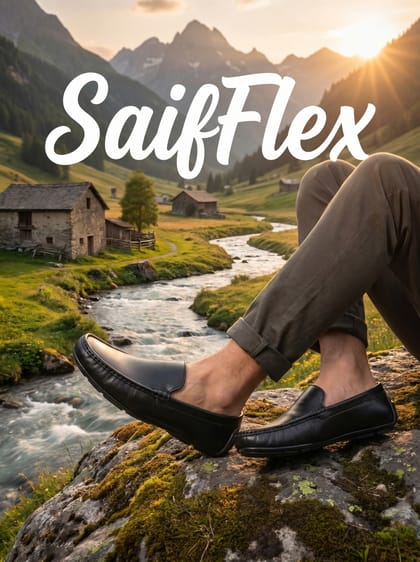 SaifFlex ১০০% চামড়ার লোফার