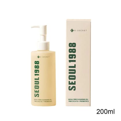 K-SECRET SEOUL 1988 Cleansing Oil : Pine Cica 1% + Probiotics