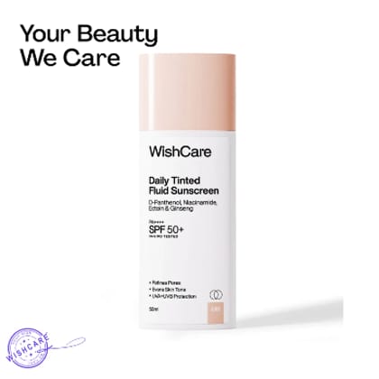 Wishcare Daily Tinted Fluid Sunscreen 50ml - Shade L101