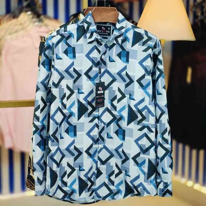 Premium Stylish China Floral Printed Men's Shirt