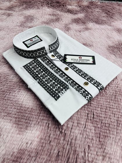 Premium Embroidery Cotton Panjabi