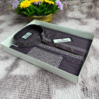 Premium Embroidery Cotton Panjabi