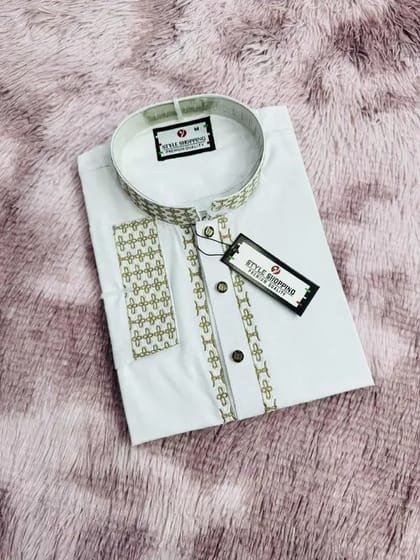 Premium Embroidery Cotton Panjabi