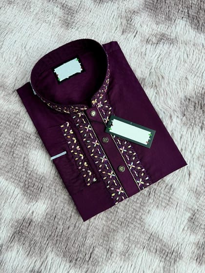 Premium Embroidery Cotton Panjabi