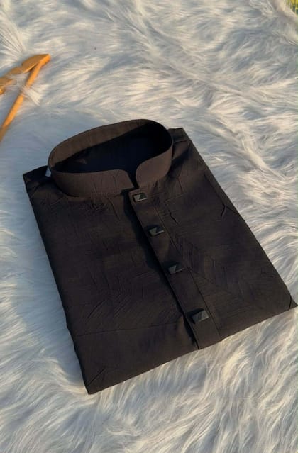 Elite Popcorn Fabric Panjabi