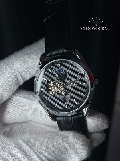 Omega "Nine Flywheel" Automatic Sun Moon Star AA