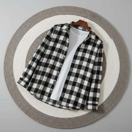 Flannel garments check shirt (only shirt)