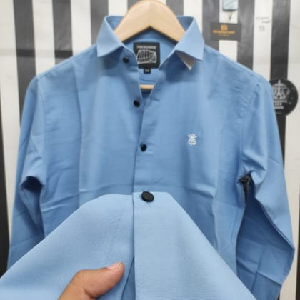 Solid Formal Shirt for men (Sky)