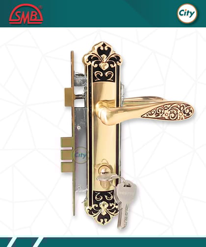 হাই সিকিউরিটি হ্যান্ডেল লক গোল্ডেন রঙের হেভি মেইন ডোর লক 320RG