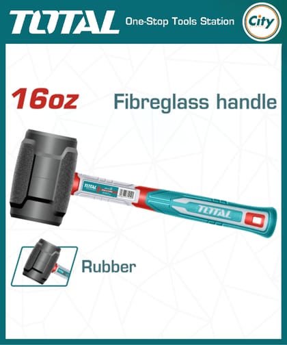 ১ পাউন্ড রাবার হাতুড় TOTAL THRUH6816