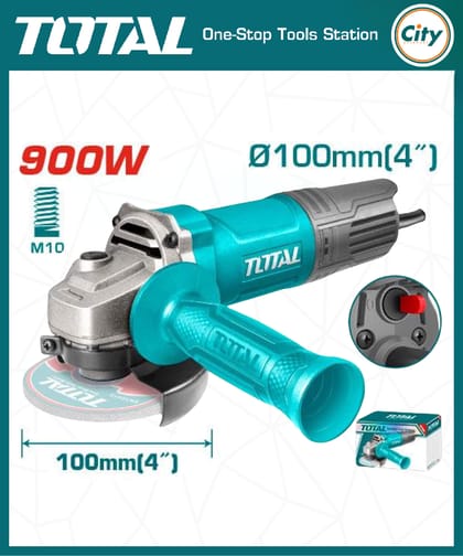 ৯০০ ওয়াট ৪ ইঞ্চি অ্যাঙ্গেল গ্রাইন্ডার মেসিন TOTAL TG10910056