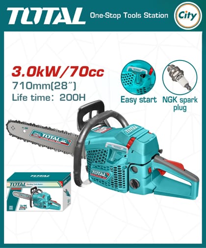 ৩০০০ ওয়াট ২৮ ইঞ্চি গ্যাসোলিন চেইন স TOTAL TG5702811