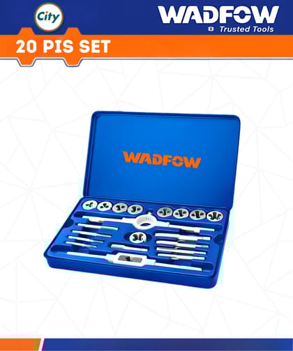 ২০ পিস মেট্রিক ট্যাপ এবং ডাই সেট WADFOW WAJ1L02